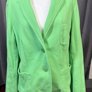 Talbots Vibrant Lime Blazer